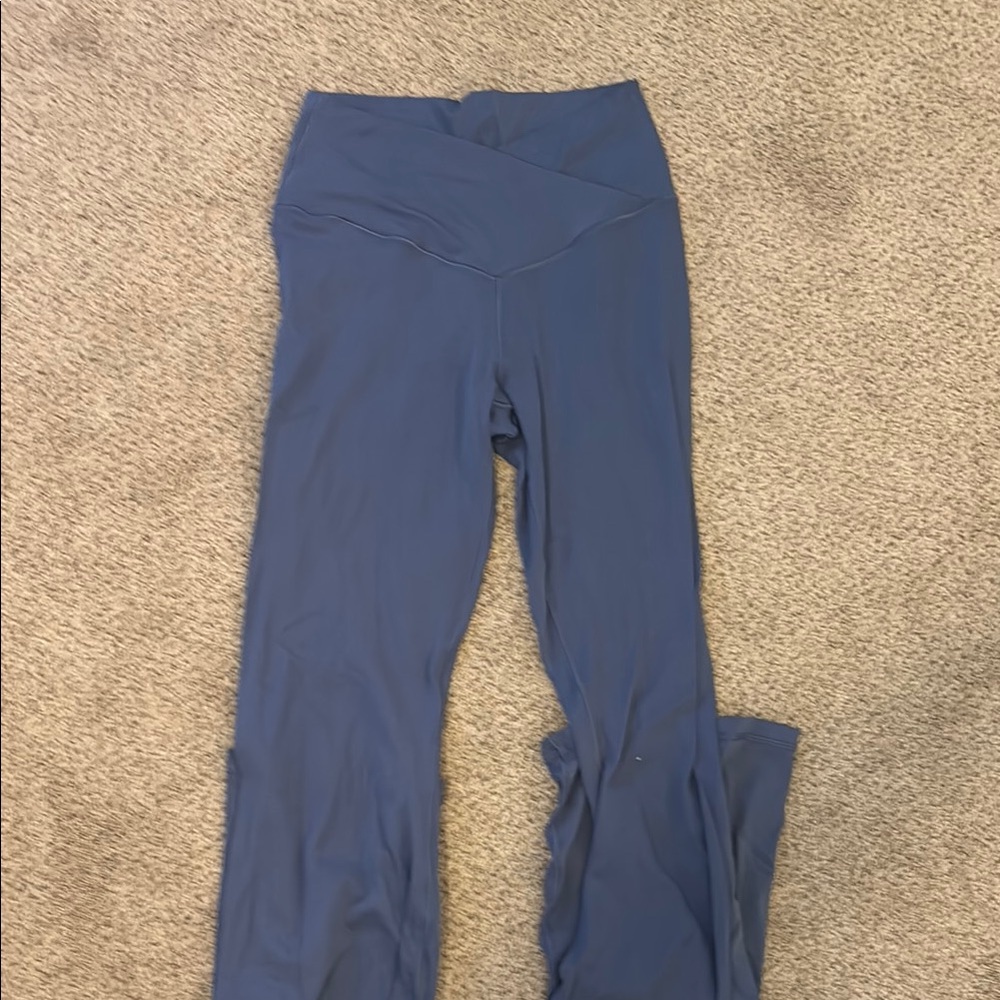 Blue aerie flare leggings